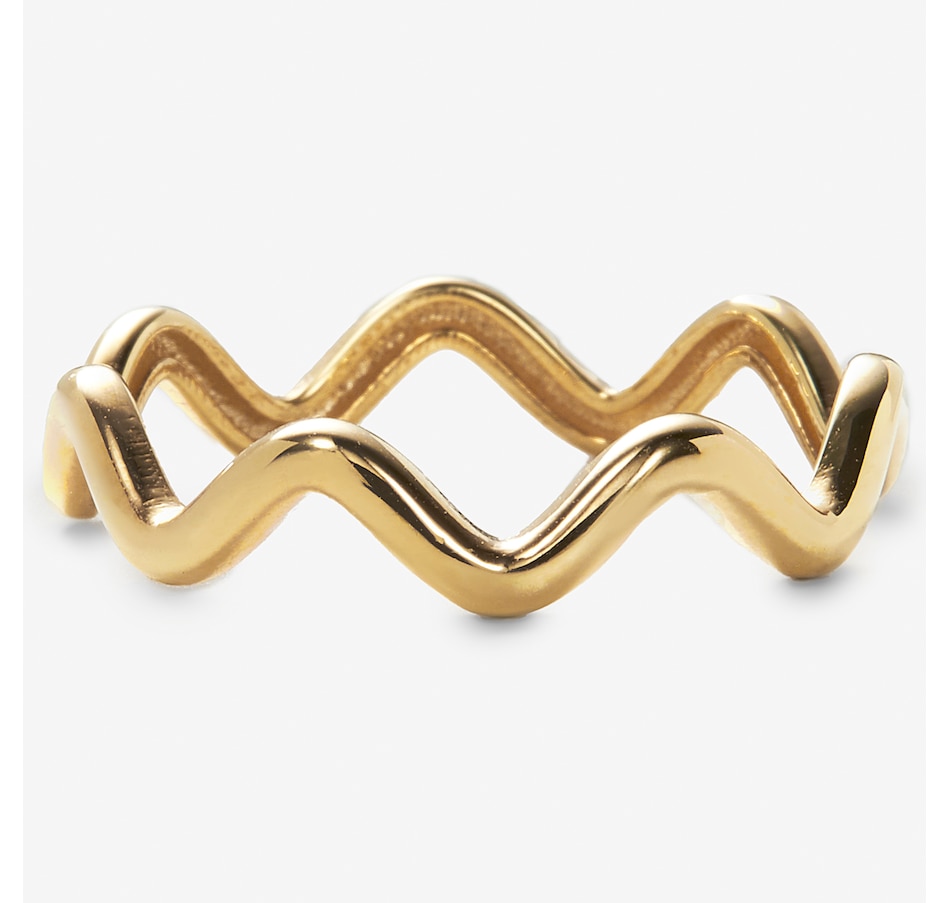 Image 245021.jpg, Product 245-021 / Price $299.99, Stefano Oro 14K Yellow Gold Wave Ring from Stefano Oro on TSC.ca's Jewellery department
