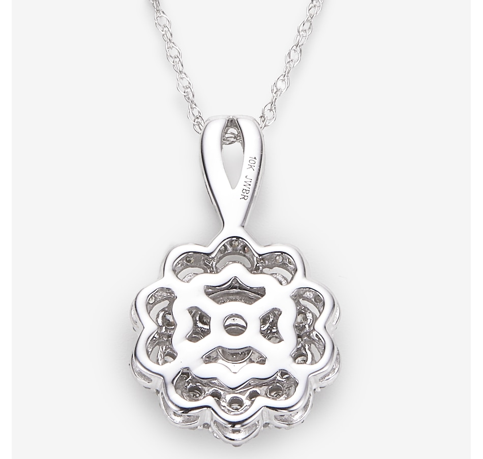 Image 245038_ALTMORE2.jpg, Product 245-038 / Price $449.99, 10K White Gold 0.45ctw Diamond Pendant with Chain from Diamond Show on TSC.ca's Jewellery department
