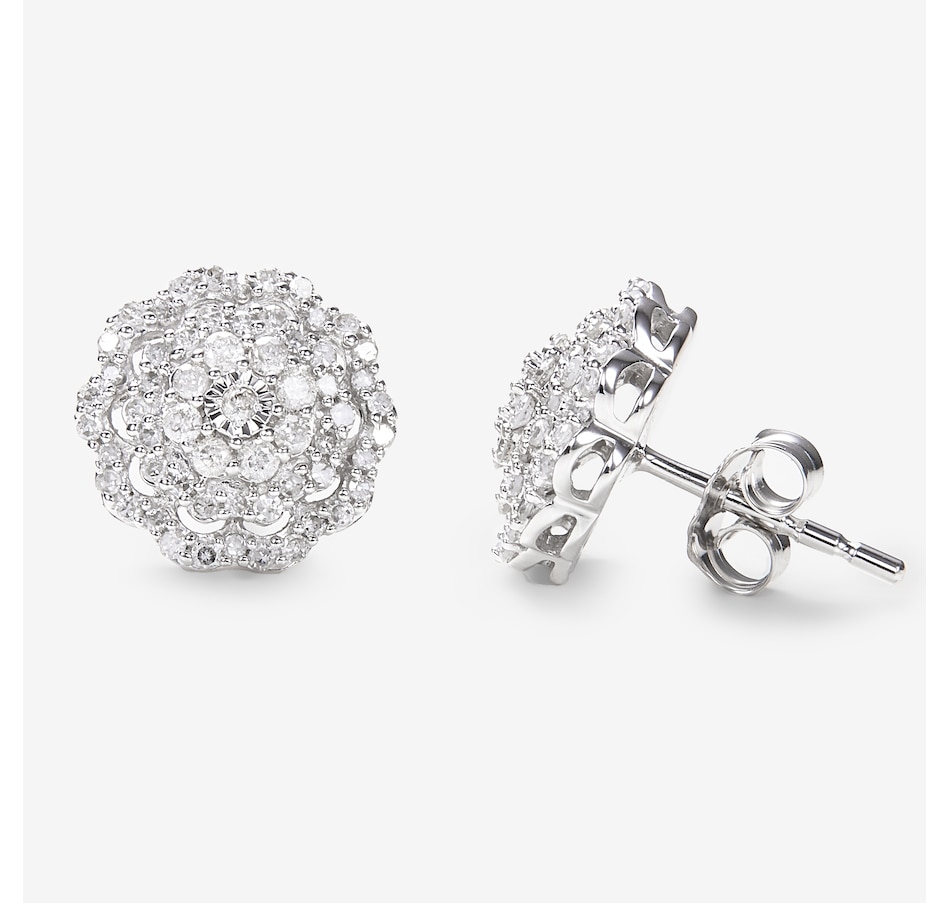 Image 245039.jpg, Product 245-039 / Price $399.99, 10K White Gold 0.45ctw Diamond Stud Earrings from Diamond Show on TSC.ca's Jewellery department