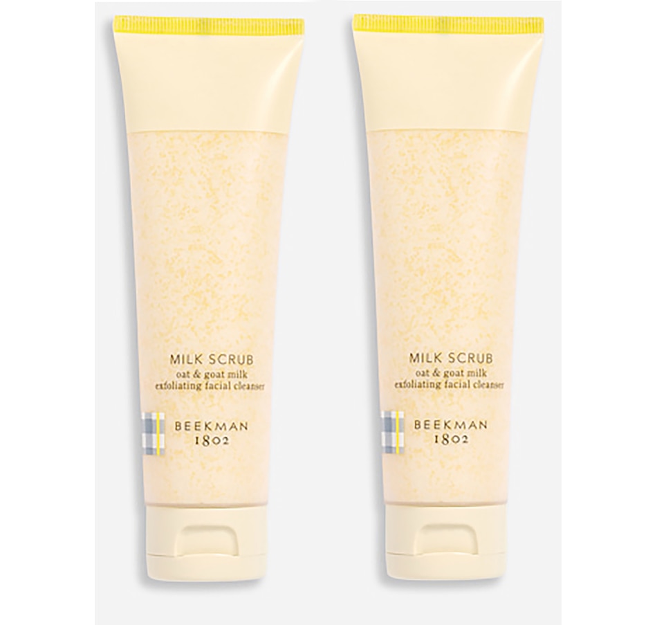 Image 245148.jpg, Product 245-148 / Price $34.50, Beekman 1802 Milk Scrub Oat + Goat Milk Exfoliating Facial Cleanser Duo from Beekman 1802 on TSC.ca's Beauty department