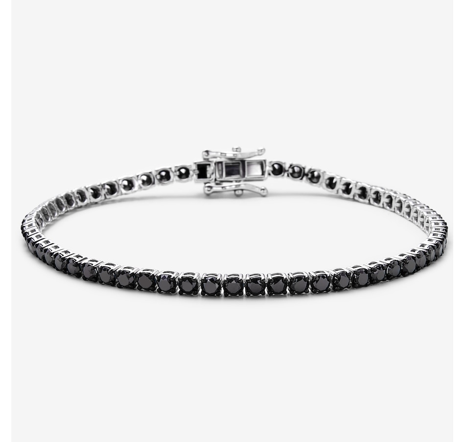 Image 245244.jpg, Product 245-244 / Price $2,799.99, 10K White Gold 7.00 ctw Black Tennis Bracelet from Diamond Show on TSC.ca's Jewellery department