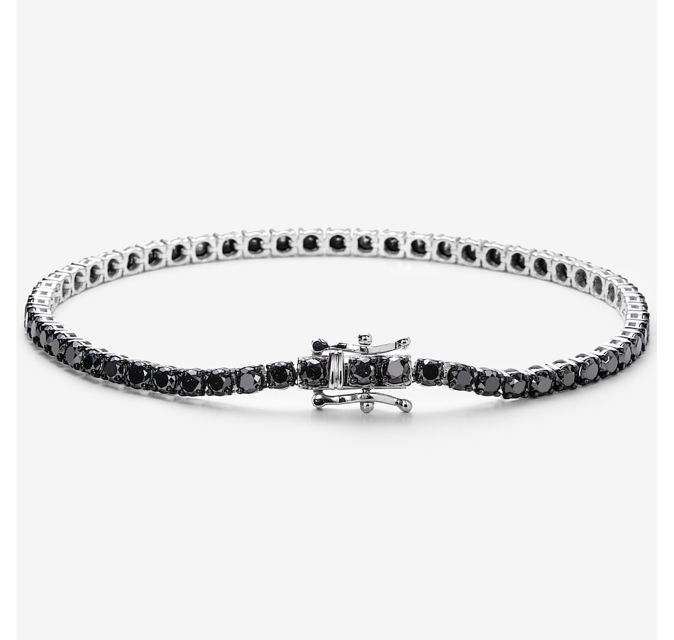 Image 245244_ALTMORE1.jpg, Product 245-244 / Price $2,799.99, 10K White Gold 7.00 ctw Black Tennis Bracelet from Diamond Show on TSC.ca's Jewellery department