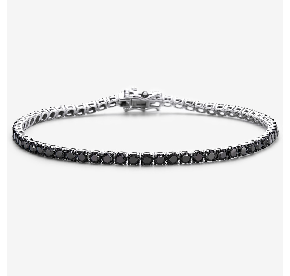 Image 245245.jpg, Product 245-245 / Price $2,999.99, 10K White Gold 7.00 ctw Black Diamond Tennis Bracelet from Diamond Show on TSC.ca's Jewellery department