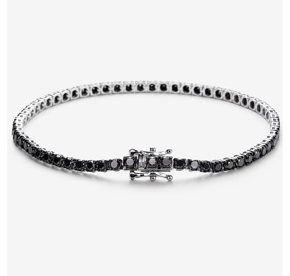 Image 245245_ALTMORE1.jpg, Product 245-245 / Price $2,999.99, 10K White Gold 7.00 ctw Black Diamond Tennis Bracelet from Diamond Show on TSC.ca's Jewellery department