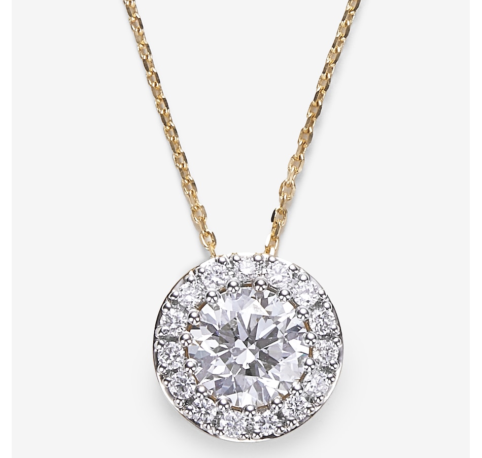 Image 245247_YGL.jpg, Product 245-247 / Price $1,529.99, EVERA Diamonds 14K Gold 2.00 ctw Diamond Pendant with Chain from Evera Diamonds on TSC.ca's Jewellery department