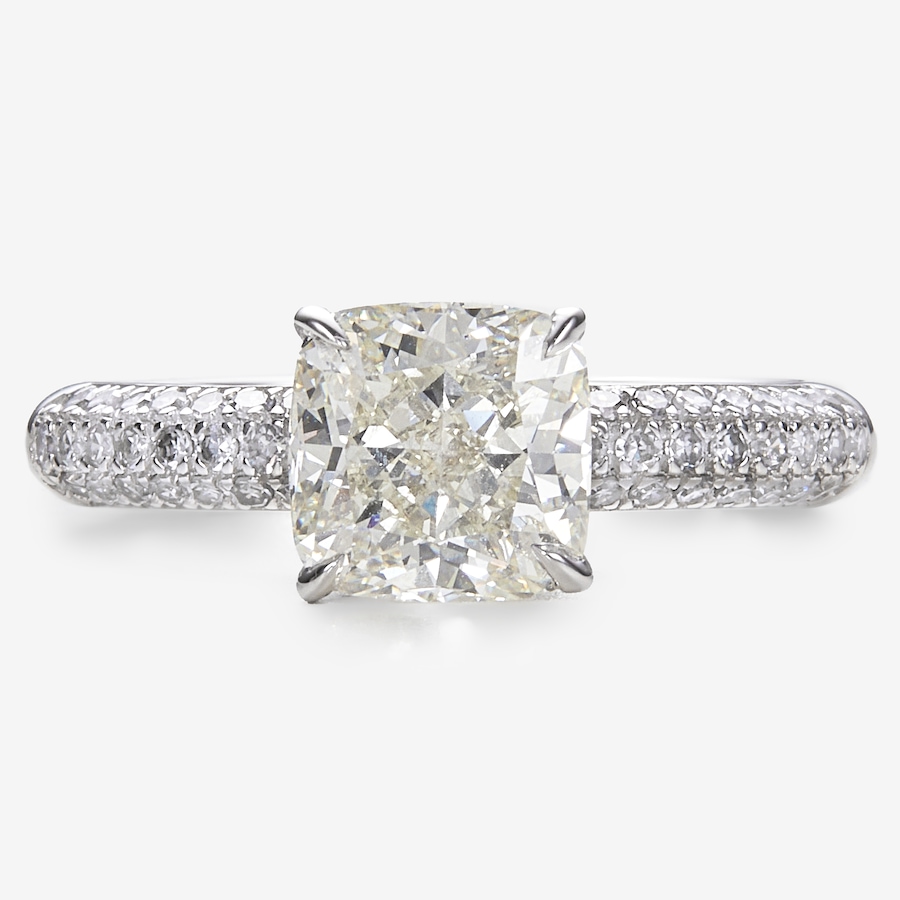 Image 245248_CUSHI.jpg, Product 245-248 / Price $1,399.88, EVERA Diamonds 14K White Gold 2.58 ctw Diamond Solitaire Ring from Evera Diamonds on TSC.ca's Jewellery department