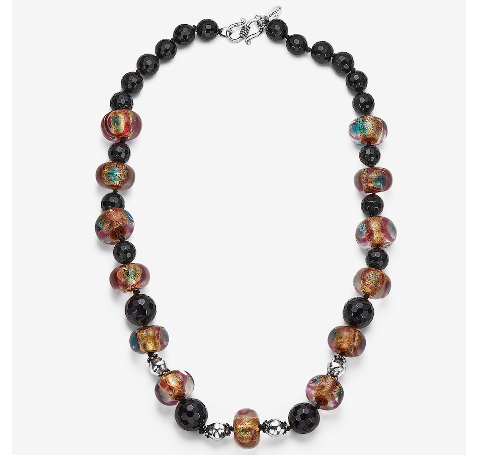 Image 245249_COP.jpg, Product 245-249 / Price $349.99, Samuel B. Collection Sterling Silver Glass and Bead Necklace from Samuel B. Collection on TSC.ca's Jewellery department