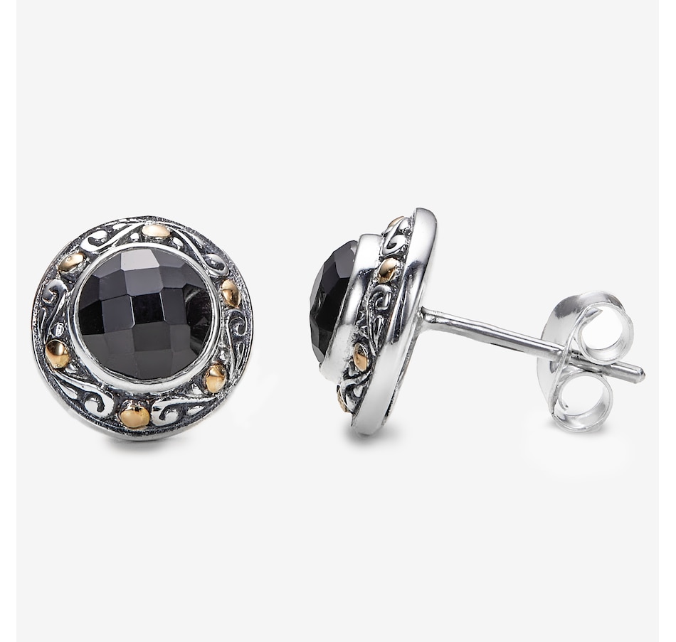 Image 245250_ONY.jpg, Product 245-250 / Price $249.99, Samuel B. Collection Sterling Silver/18K Round Stud Earrings from Samuel B. Collection on TSC.ca's Jewellery department