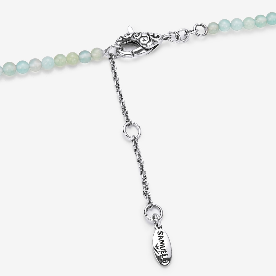 Image 245263_ALTMORE1.jpg, Product 245-263 / Price $499.99, Samuel B. Collection Sterling Silver Aquaprase Bead Necklace from Samuel B. Collection on TSC.ca's Jewellery department