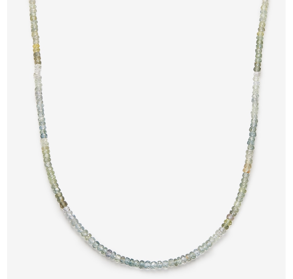 Image 245264.jpg, Product 245-264 / Price $499.99, Samuel B. Collection Sterling Silver Montana Sapphire Bead Necklace with Toggle Clasp from Samuel B. Collection on TSC.ca's Jewellery department