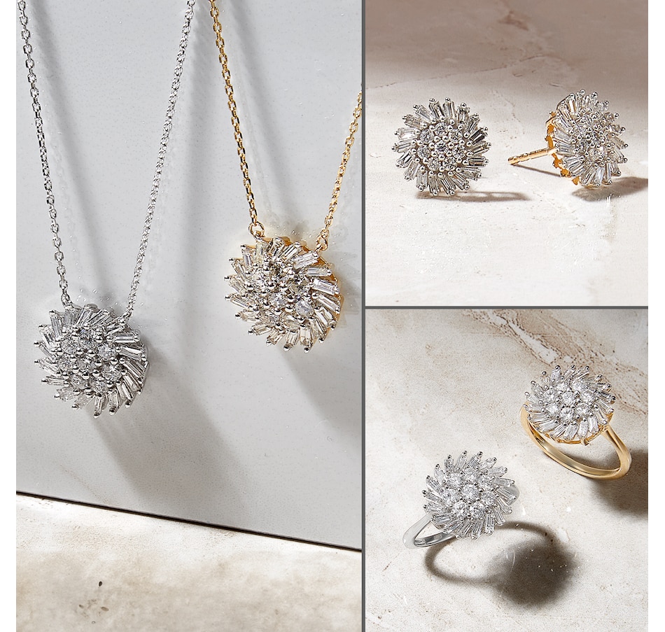 Image 245280_ALTMORE100.jpg, Product 245-280 / Price $999.88, 14K Gold 1.00 ctw Diamond Earrings from Diamond Show on TSC.ca's Jewellery department