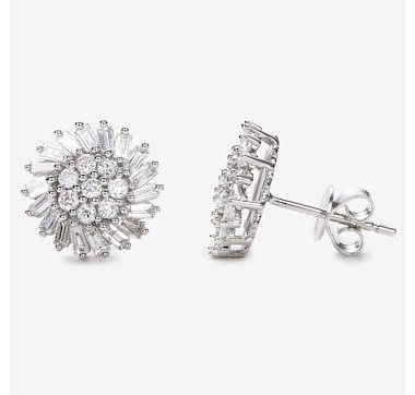 14K Gold 1.00 ctw Diamond Earrings