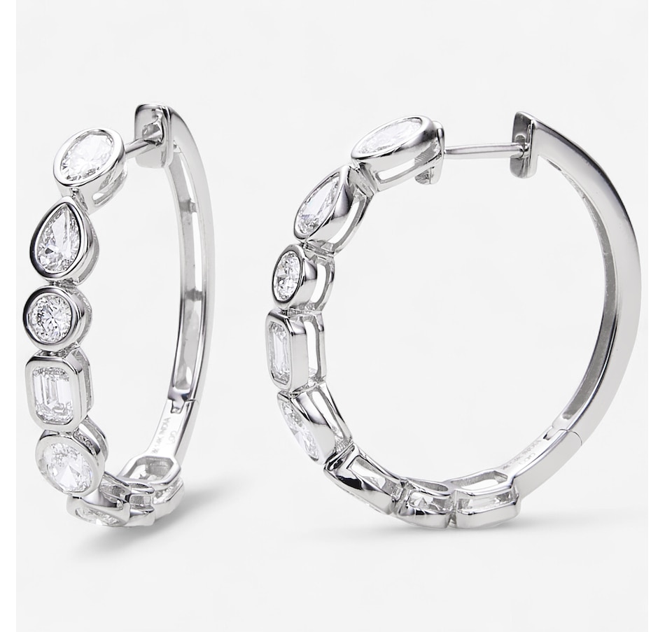 Image 245284_WGL.jpg, Product 245-284 / Price $2,089.99, EVERA Diamonds 14K Gold 2.00ctw Diamond Hoop Earrings from Evera Diamonds on TSC.ca's Jewellery department