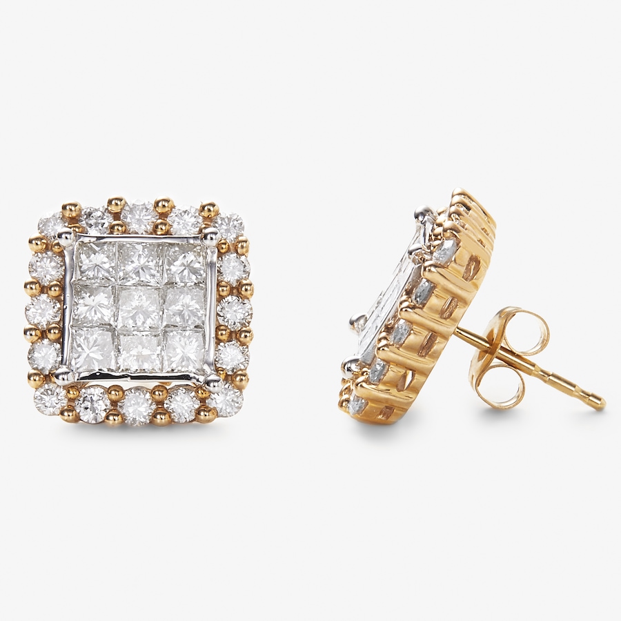 Image 245290.jpg, Product 245-290 / Price $949.33, 10K Yellow Gold 2.00 ctw Diamond Stud Earrings from Diamond Show on TSC.ca's Jewellery department