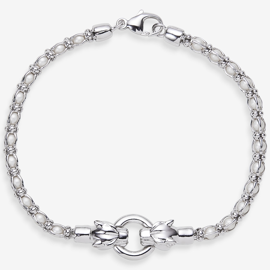 Image 245302.jpg, Product 245-302 / Price $239.99, Cristiana Jewels Sterling Silver Rhodium Plate Cage Synthetic Pearl Pather Bracelet from Cristiana Jewels on TSC.ca's Jewellery department