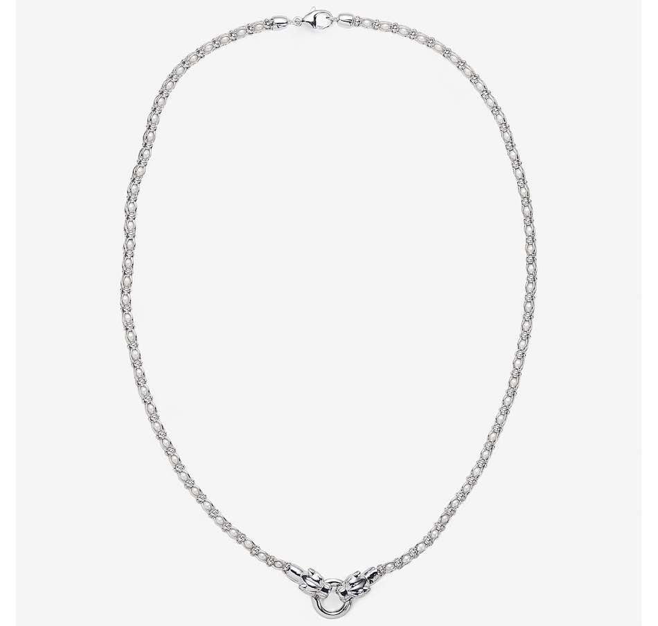 Image 245303.jpg, Product 245-303 / Price $299.99, Cristiana Jewels Sterling Silver Rhodium Plate Cage Synthetic Pearl Pather Necklace from Cristiana Jewels on TSC.ca's Jewellery department