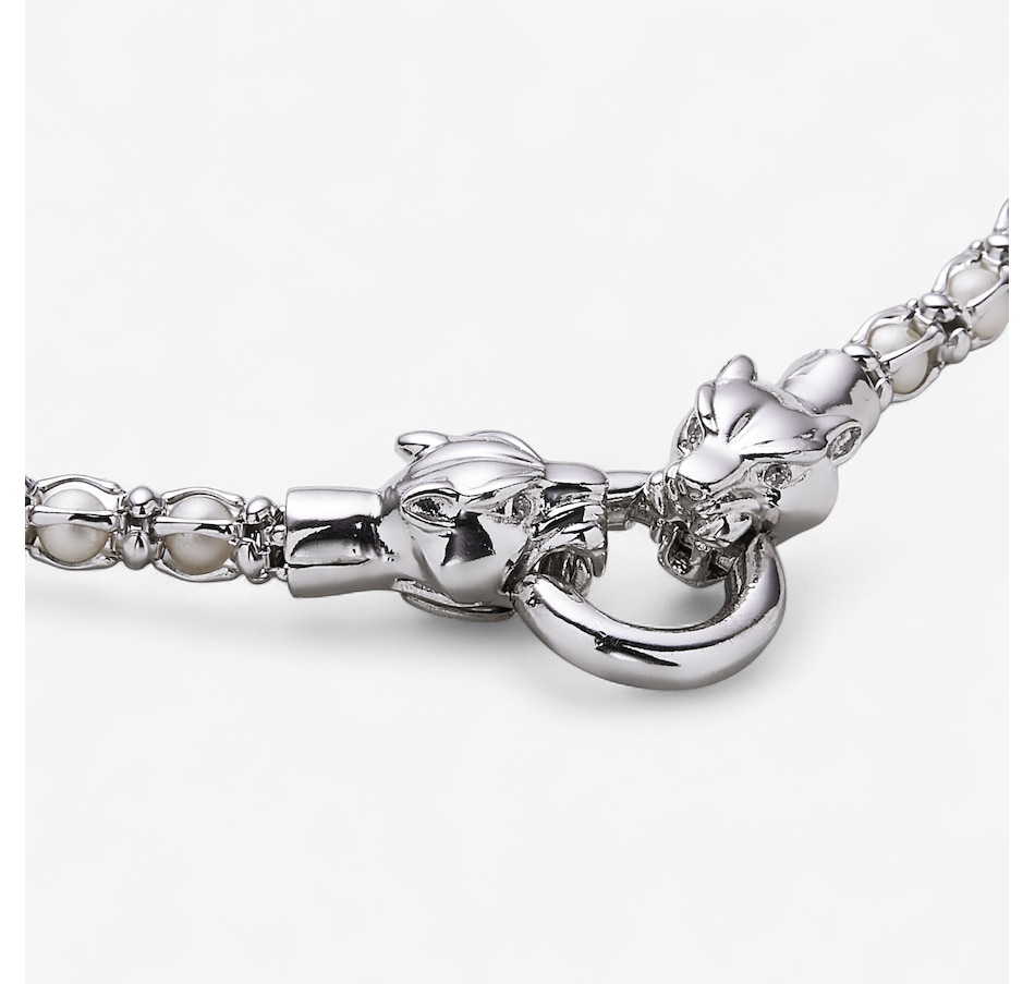 Image 245303_ALTMORE2.jpg, Product 245-303 / Price $299.99, Cristiana Jewels Sterling Silver Rhodium Plate Cage Synthetic Pearl Pather Necklace from Cristiana Jewels on TSC.ca's Jewellery department