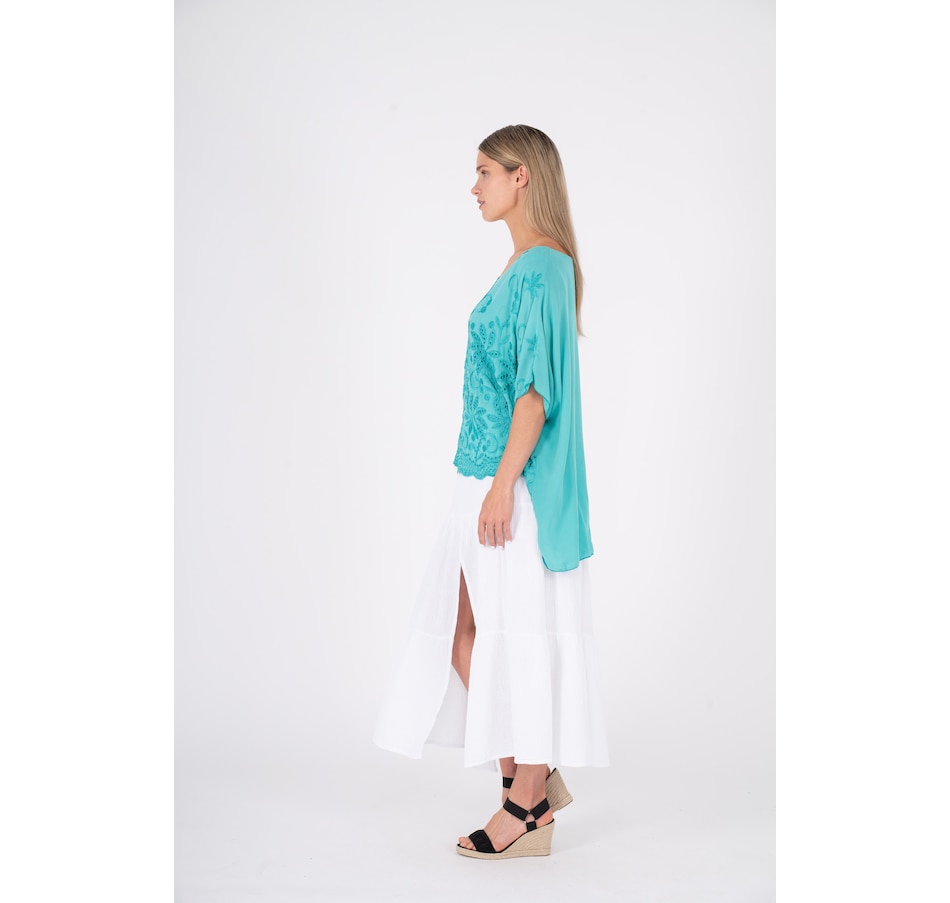 Image 245410_ALTMORE2.jpg, Product 245-410 / Price $19.33, M Made In Italy Eyelet Layered Top from M Made in Italy on TSC.ca's Fashion department