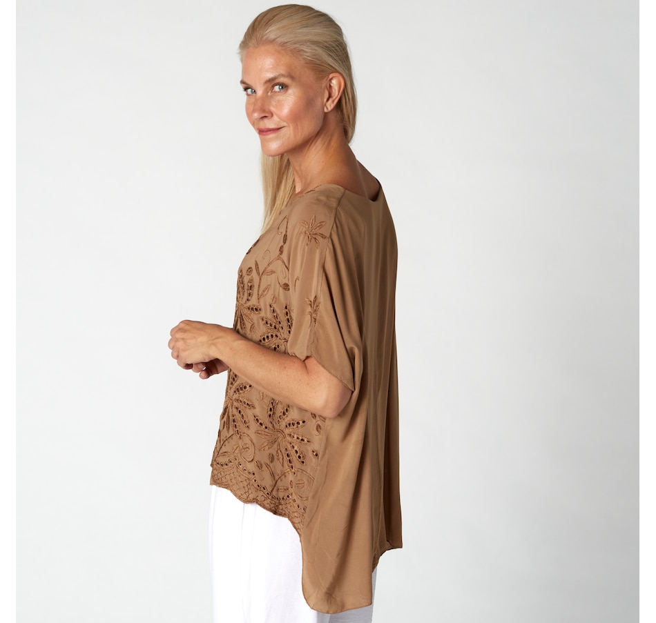 Image 245410_ALTMORE4.jpg, Product 245-410 / Price $19.33, M Made In Italy Eyelet Layered Top from M Made in Italy on TSC.ca's Fashion department