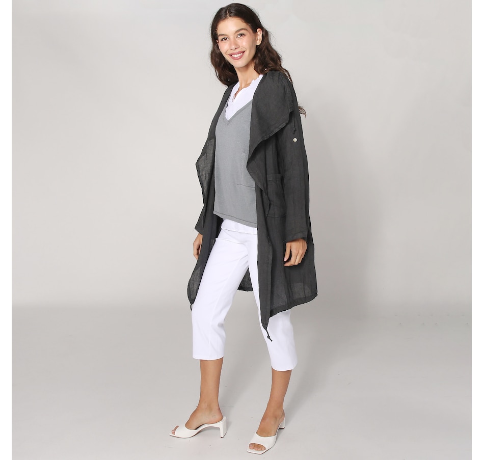 Image 245412_ANTH.jpg, Product 245-412 / Price $29.33, M Made In Italy Open Front Flowy Cardigan from M Made in Italy on TSC.ca's Fashion department