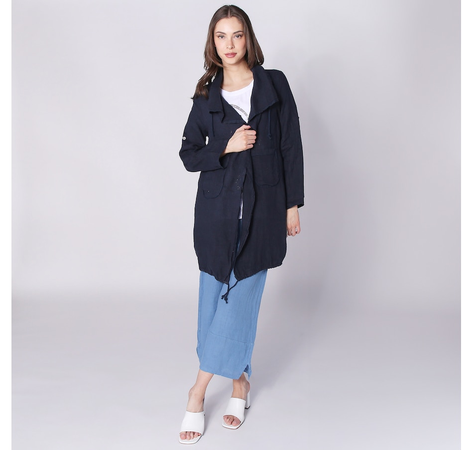 Image 245412_NVY.jpg, Product 245-412 / Price $29.33, M Made In Italy Open Front Flowy Cardigan from M Made in Italy on TSC.ca's Fashion department