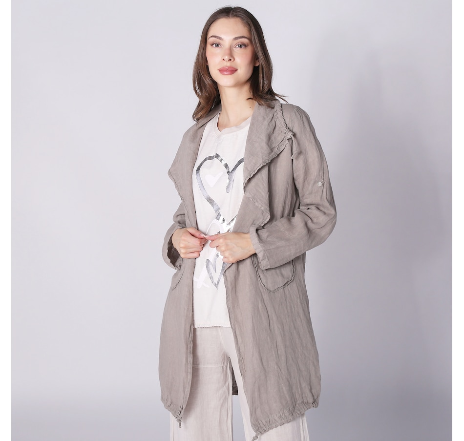 Image 245412_TPE.jpg, Product 245-412 / Price $29.33, M Made In Italy Open Front Flowy Cardigan from M Made in Italy on TSC.ca's Fashion department