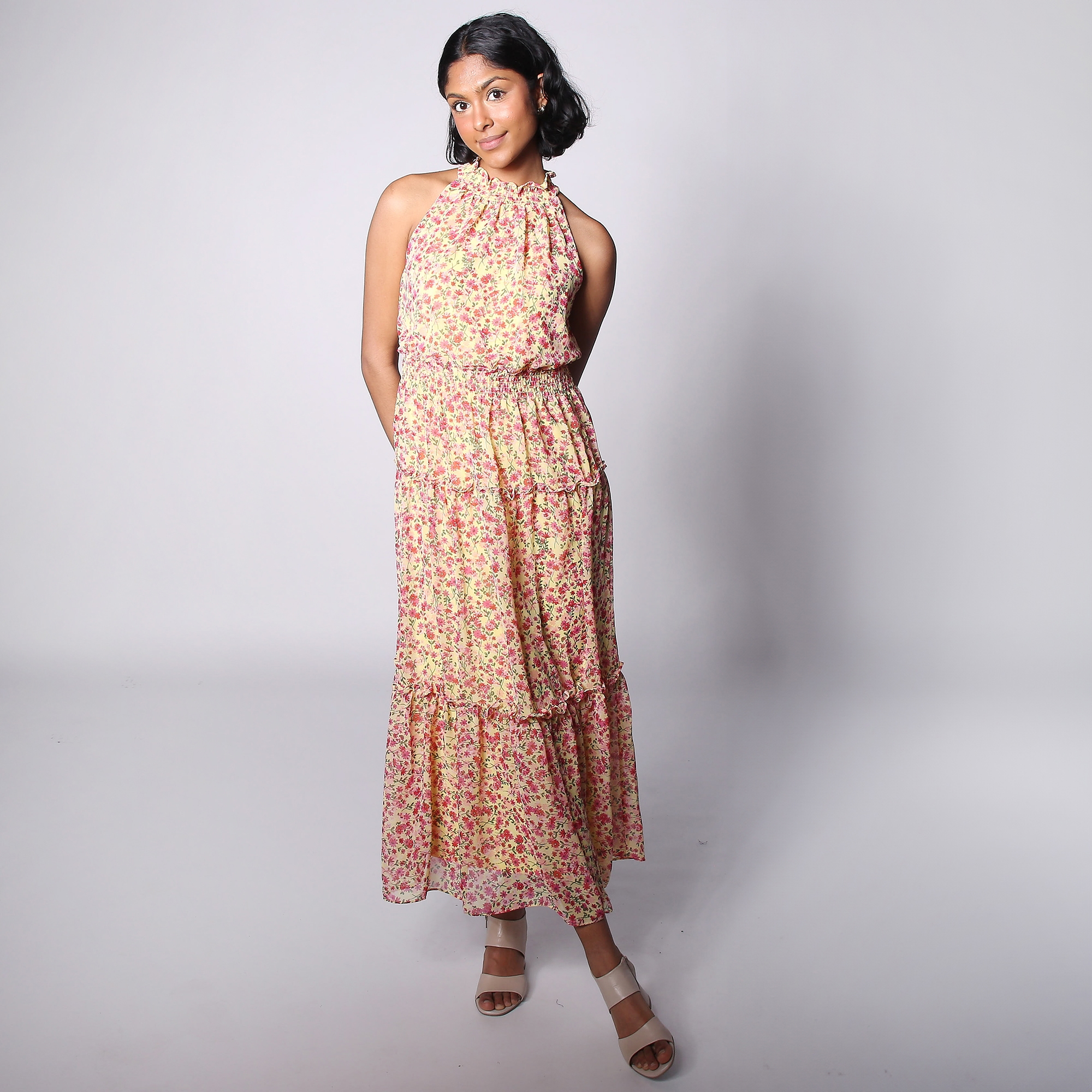 Nina Leonard Chiffon Midi Dress - TSC.ca
