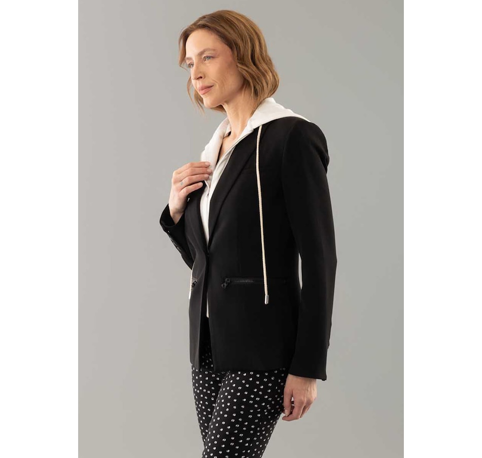 Image 245459_BKW.jpg, Product 245-459 / Price $74.33, Lisette Jade Jacket/Hoodie Combo from Lisette L Montreal on TSC.ca's Fashion department