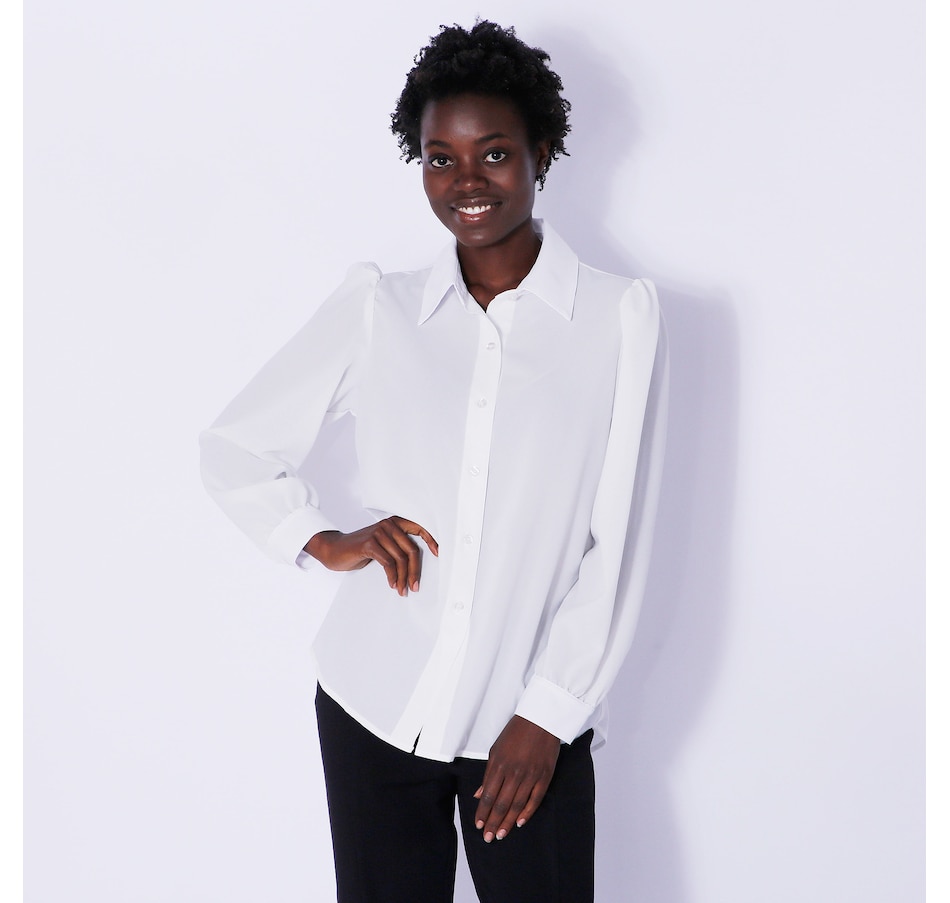 Clothing & Shoes - Tops - Shirts & Blouses - Mr. Max Soft Crepe Blouse ...