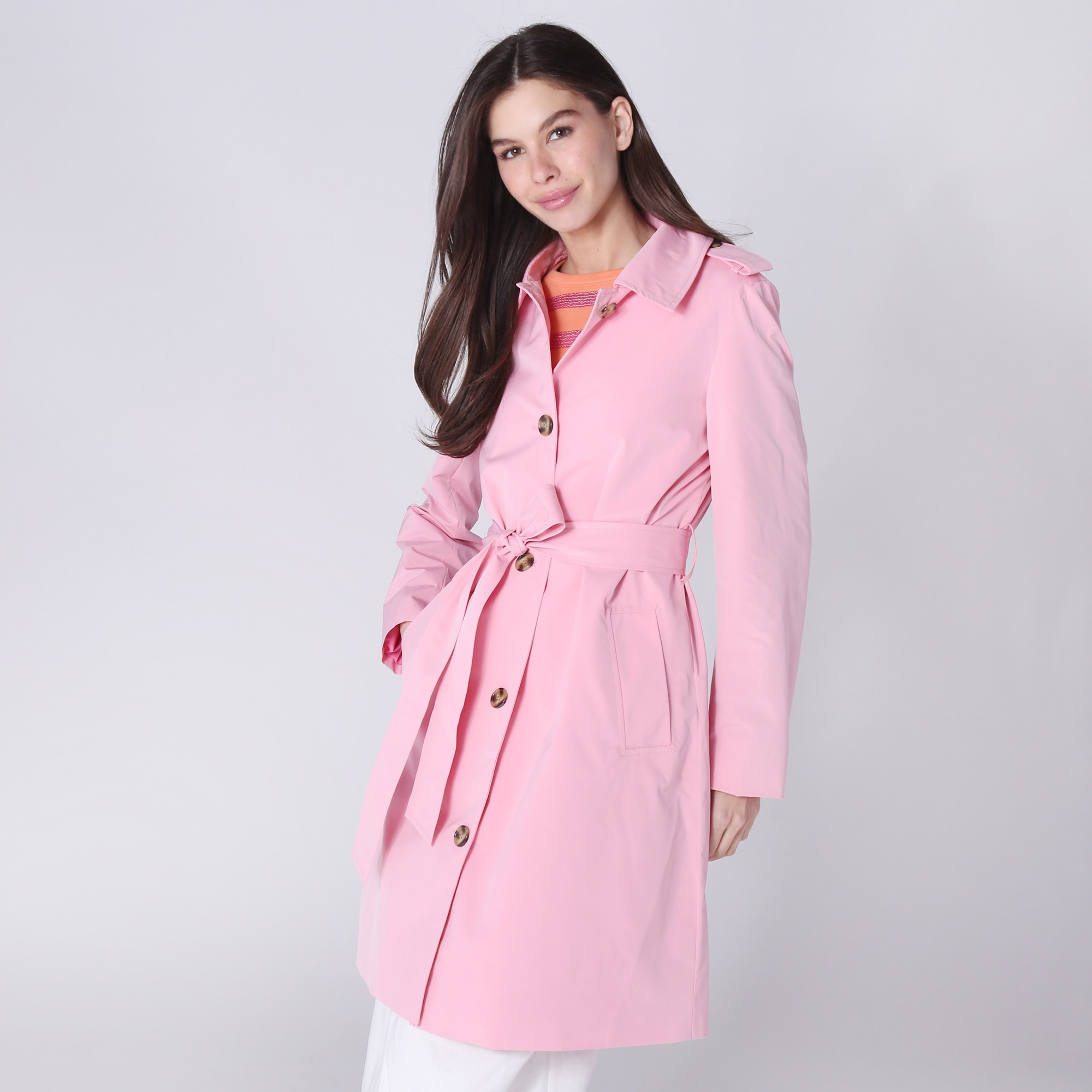 Isaac Mizrahi Spring Trench Coat - TSC.ca