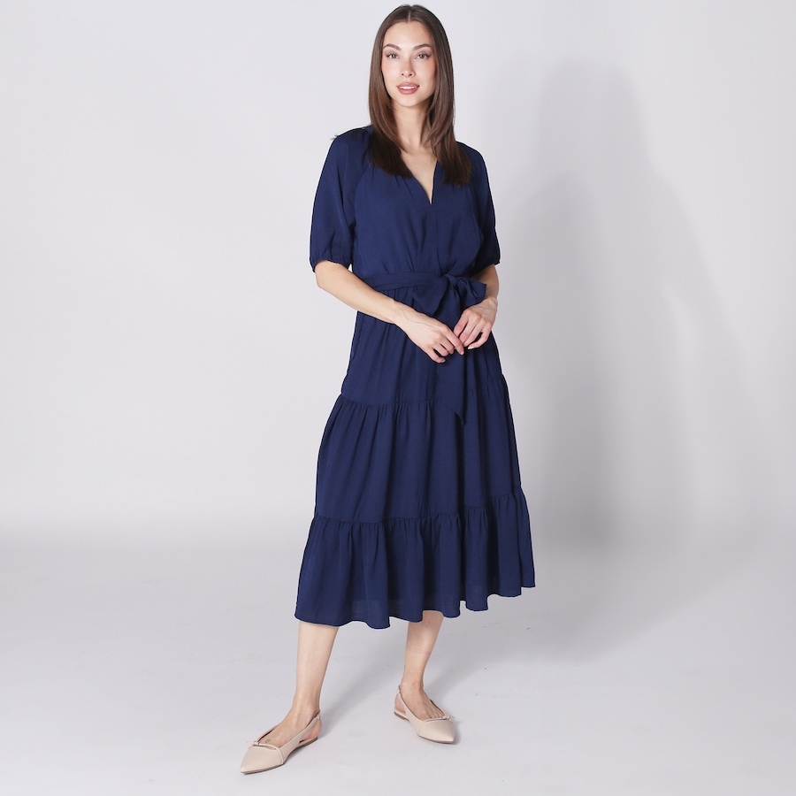 Image 245558_ALTMORE2.jpg, Product 245-558 / Price $39.33, Isaac Mizrahi Linen-Look Belted Dress from Isaac Mizrahi New York on TSC.ca's Fashion department