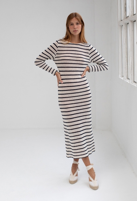 Mus & Bombon Glory Knit Striped Dress - TSC.ca