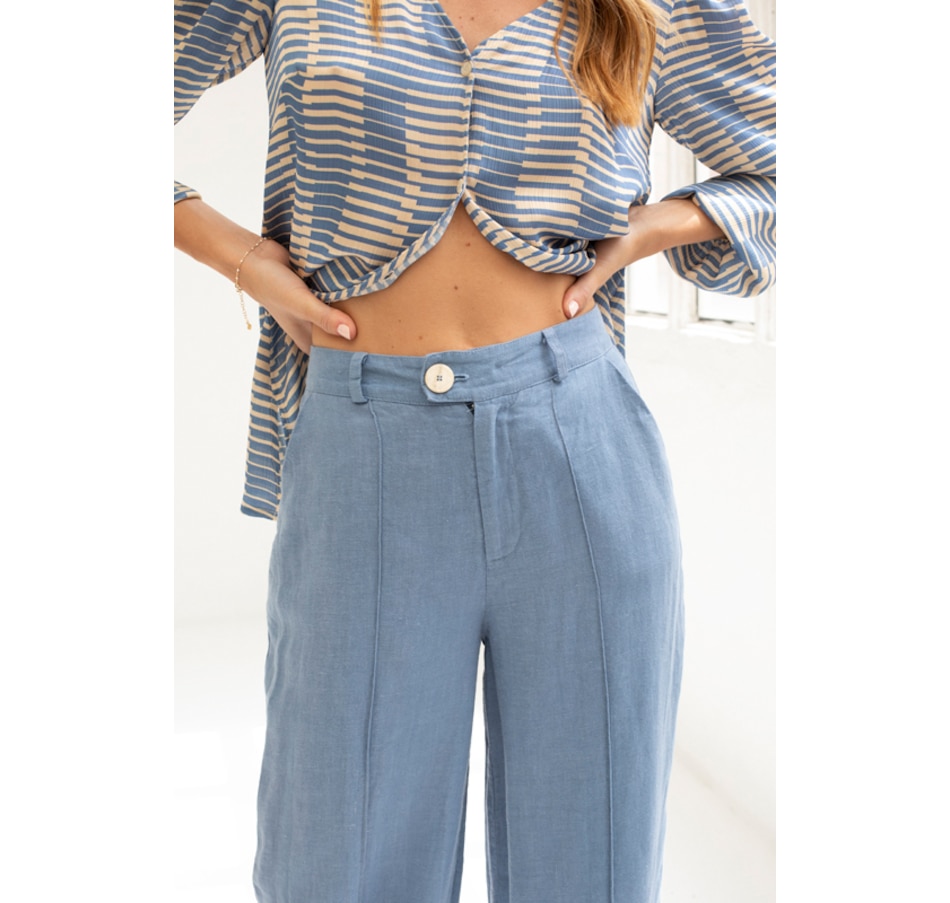 Image 245600_ALTMORE3.jpg, Product 245-600 / Price $26.33, Mus & Bombon Simoon Linen Trouser from Mus & Bombon on TSC.ca's Fashion department