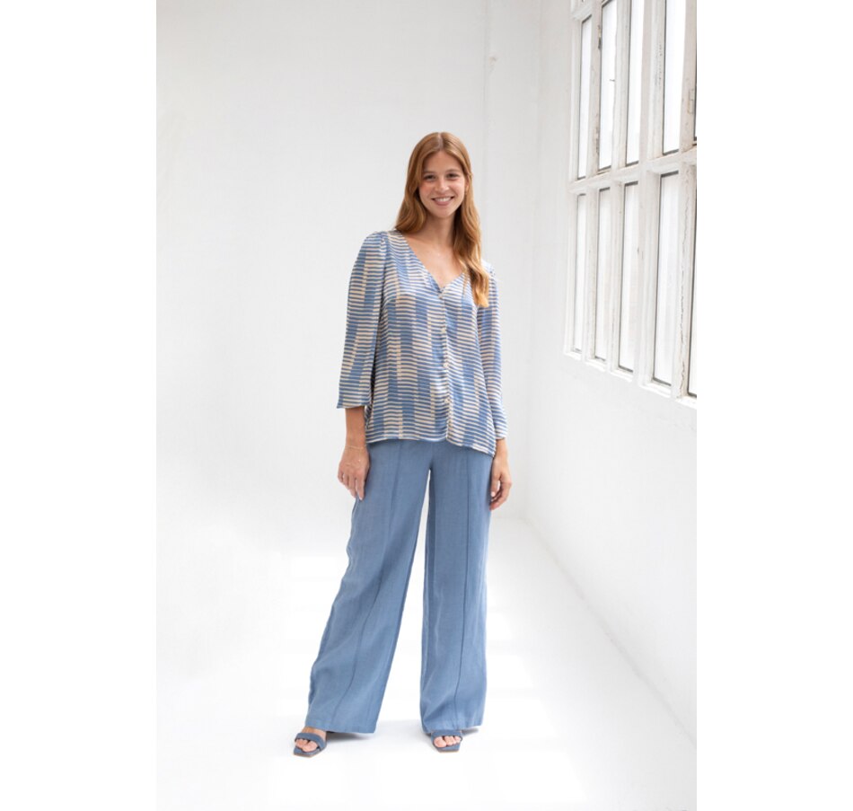Image 245600_NVY.jpg, Product 245-600 / Price $26.33, Mus & Bombon Simoon Linen Trouser from Mus & Bombon on TSC.ca's Fashion department