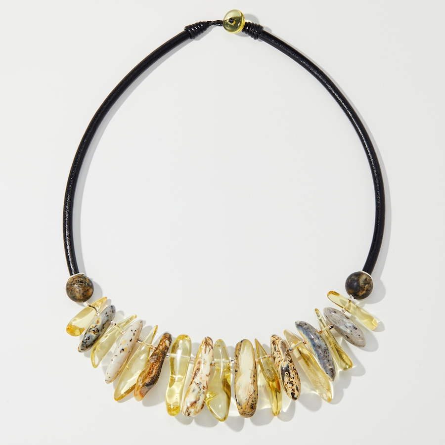 Image 245632.jpg, Product 245-632 / Price $599.99, Amber Extraordinaire Artisan Collection Freeform Amber Necklace from Amber Extraordinaire on TSC.ca's Jewellery department