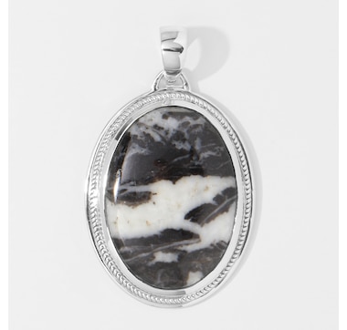 Himalayan Gems Sterling Silver Gemstone Reverse Pendant