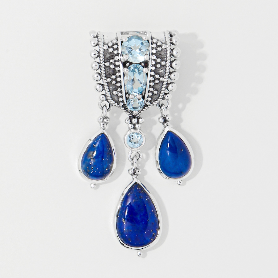 Image 245667_LAPBT.jpg, Product 245-667 / Price $159.99, Himalayan Gems Sterling Silver Gemstone Pendant from Himalayan Gems on TSC.ca's Jewellery department