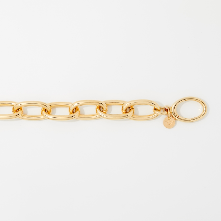 Image 245681_ALTMORE1.jpg, Product 245-681 / Price $99.88, Bronzoro 18K Yellow Gold Plated 16mm Polished Oval Link Adjustable Chain Necklace from Bronzoro on TSC.ca's Jewellery department