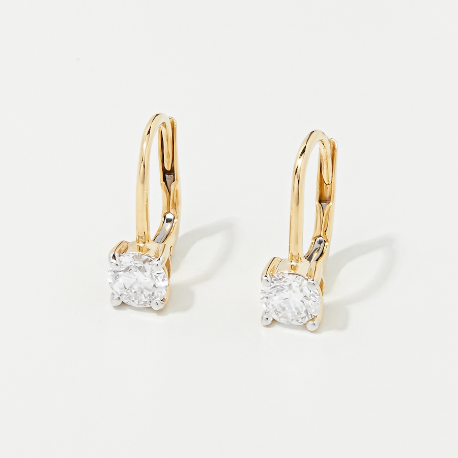 Image 245715_ALTMORE1.jpg, Product 245-715 / Price $1,499.99 - $4,599.99, EVERA Diamonds 14K Gold Diamond Leverback Earrings from Evera Diamonds on TSC.ca's Jewellery department