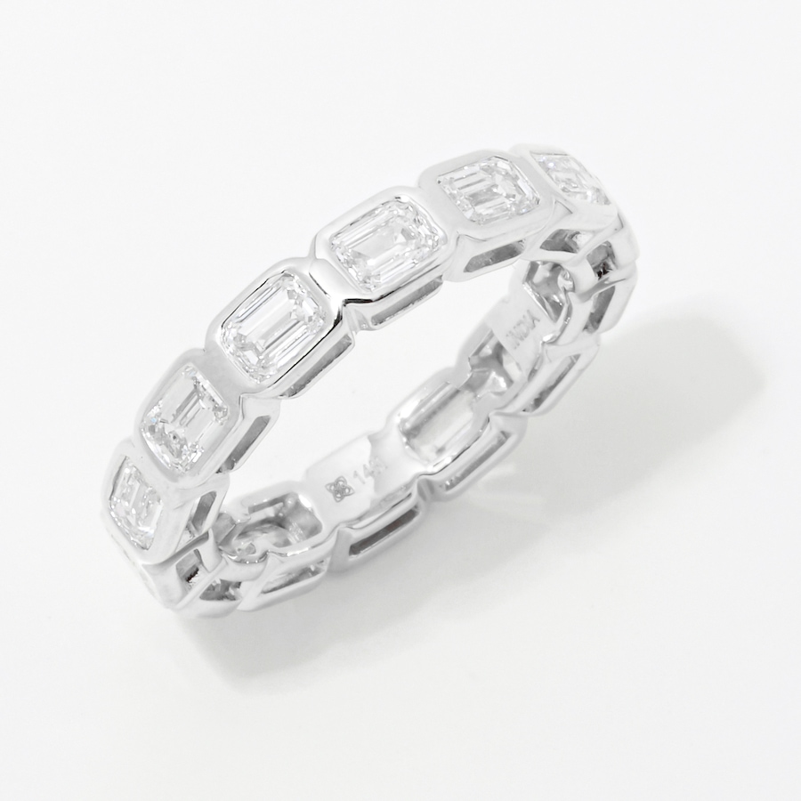Image 245726_WGL.jpg, Product 245-726 / Price $2,599.99, EVERA Diamonds 14K Gold 2.80 av. ctw Emerald Cut Diamond Eternity Band from Evera Diamonds on TSC.ca's Jewellery department