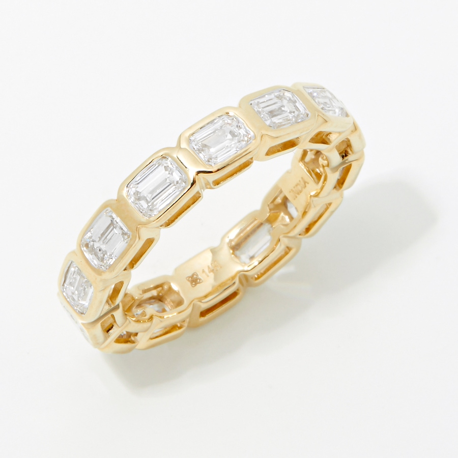 Image 245726_YGL.jpg, Product 245-726 / Price $2,599.99, EVERA Diamonds 14K Gold 2.80 av. ctw Emerald Cut Diamond Eternity Band from Evera Diamonds on TSC.ca's Jewellery department