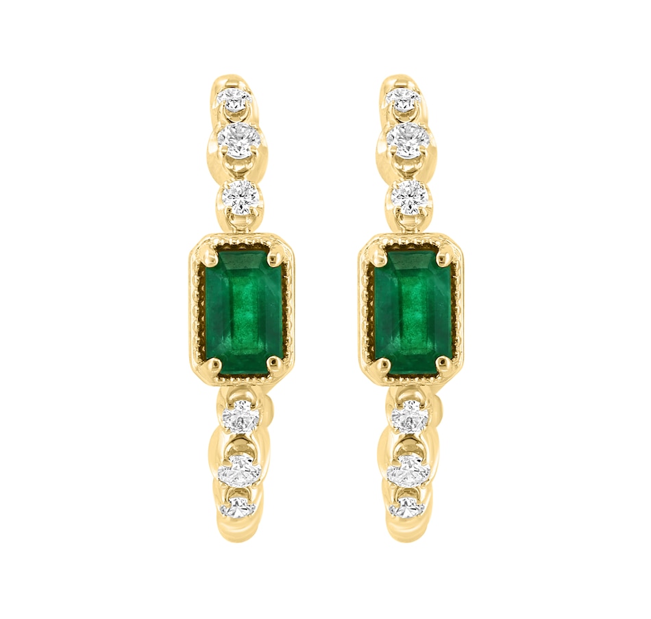 EFFY 14K Gold Gemstone and Diamond Earrings - TSC.ca