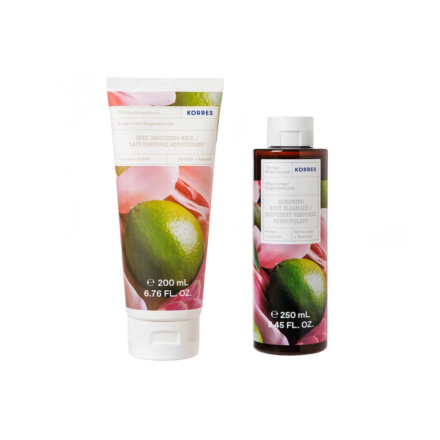 Image 245877_GNLM.jpg, Product 245-877 / Price $47.00, KORRES Renewing Body Cleanser Smoothing Milk Duo from KORRES Natural Products on TSC.ca's Beauty department