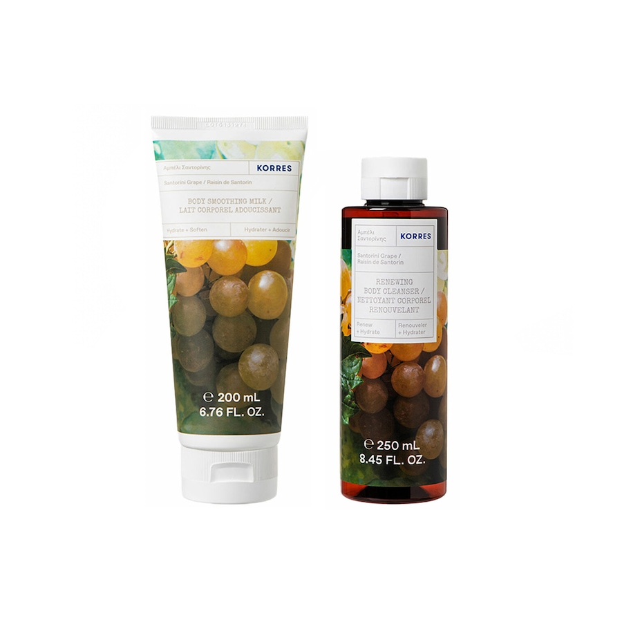 Image 245877_SAGRP.jpg, Product 245-877 / Price $47.00, KORRES Renewing Body Cleanser Smoothing Milk Duo from KORRES Natural Products on TSC.ca's Beauty department