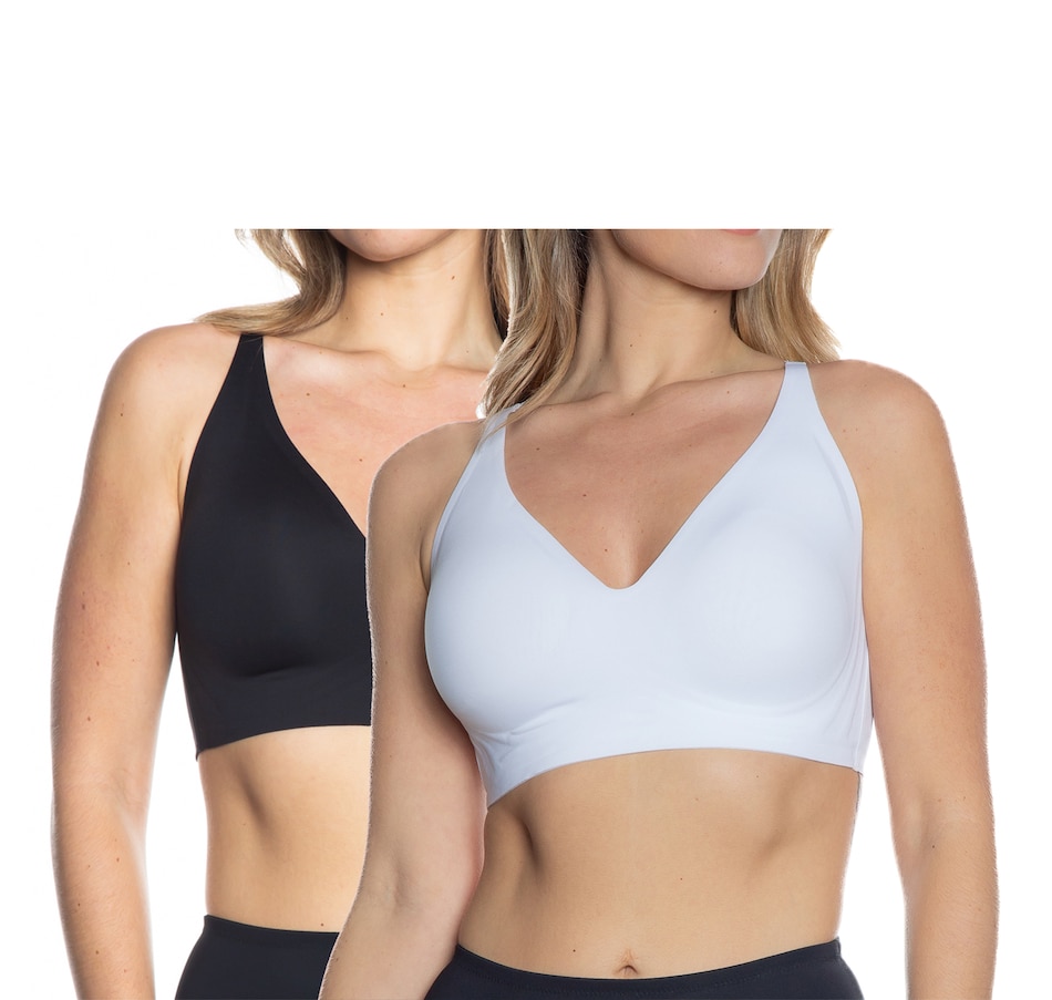 Rhonda Shear Seamless Racerback Bra With Removable Pads (2-Pack)