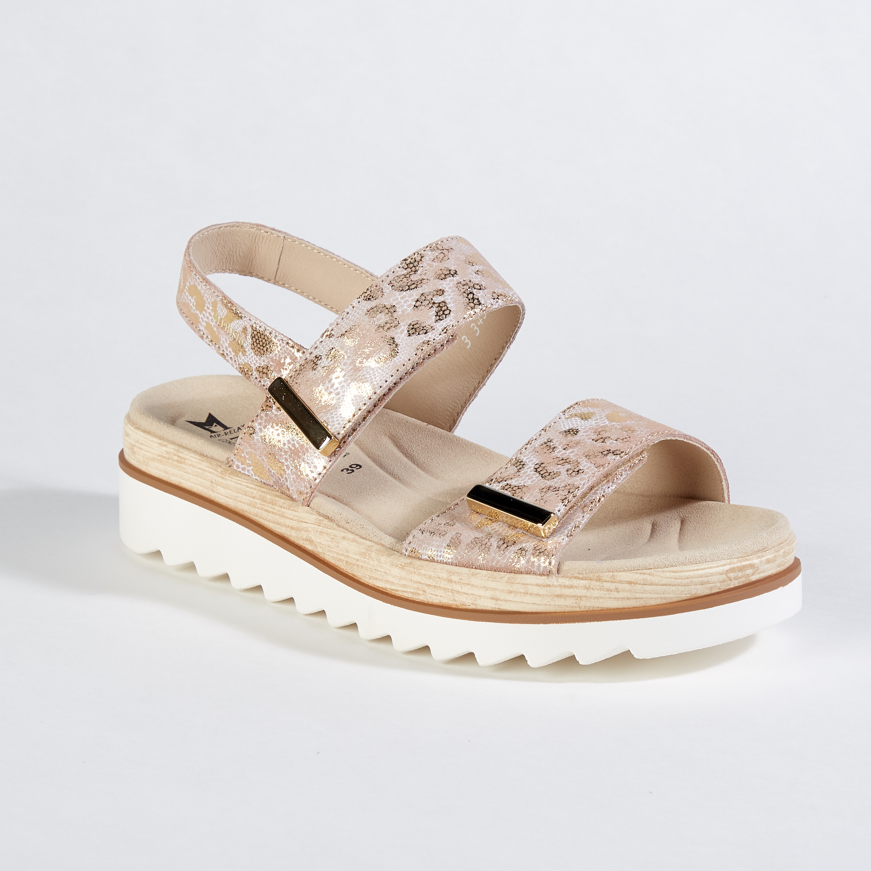 Mephisto Women's Doria Sandal - Adjustable Nubuck Leather Strap With Soft Air Technology - View #5