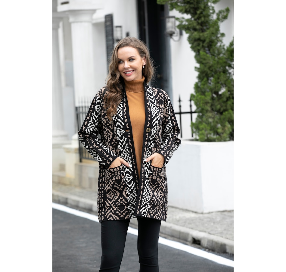 Image 246039_BLK.jpg, Product 246-039 / Price $39.33, Orange Fashion Village Long Open Front Cardigan from Orange Fashion Village on TSC.ca's Fashion department