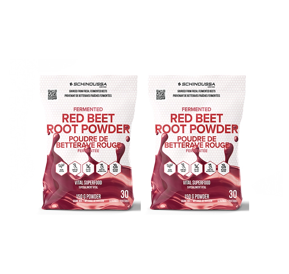 Image 246065.jpg, Product 246-065 / Price $84.99, 60-Day Auto-Delivery Schinoussa Fermented Red Beet Root Powder Duo from Schinoussa on TSC.ca's Health & Fitness department