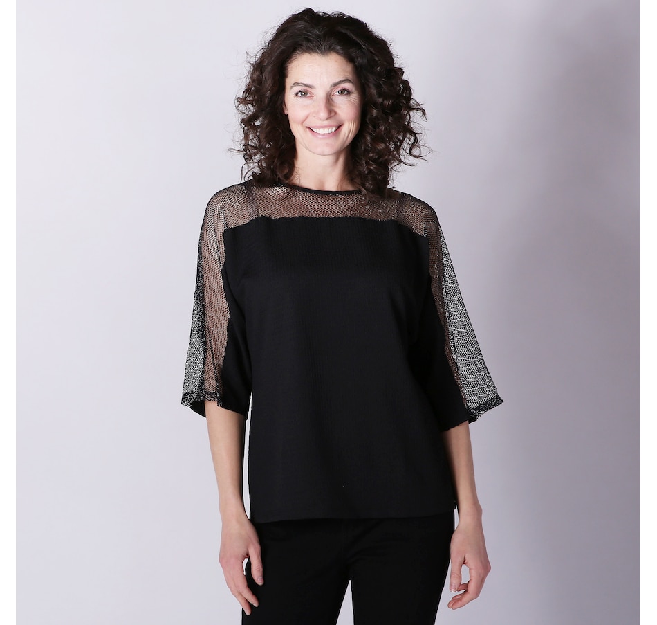 Clothing & Shoes - Tops - Shirts & Blouses - Mr. Max Bubble Knit Top ...
