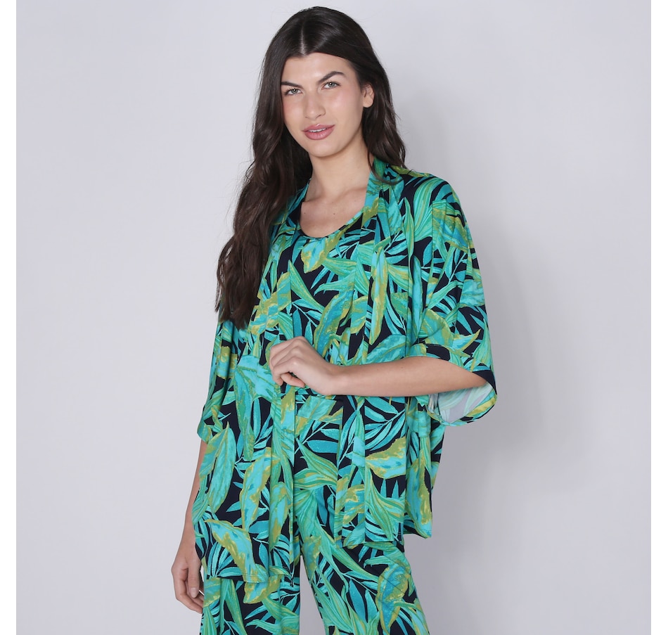 Image 246223_GRMU.jpg, Product 246-223 / Price $31.33, Kim & Co. Brazil Knit 3/4 Length Sleeve Caftan Cardigan from Kim & Co. on TSC.ca's Clothing & Shoes department